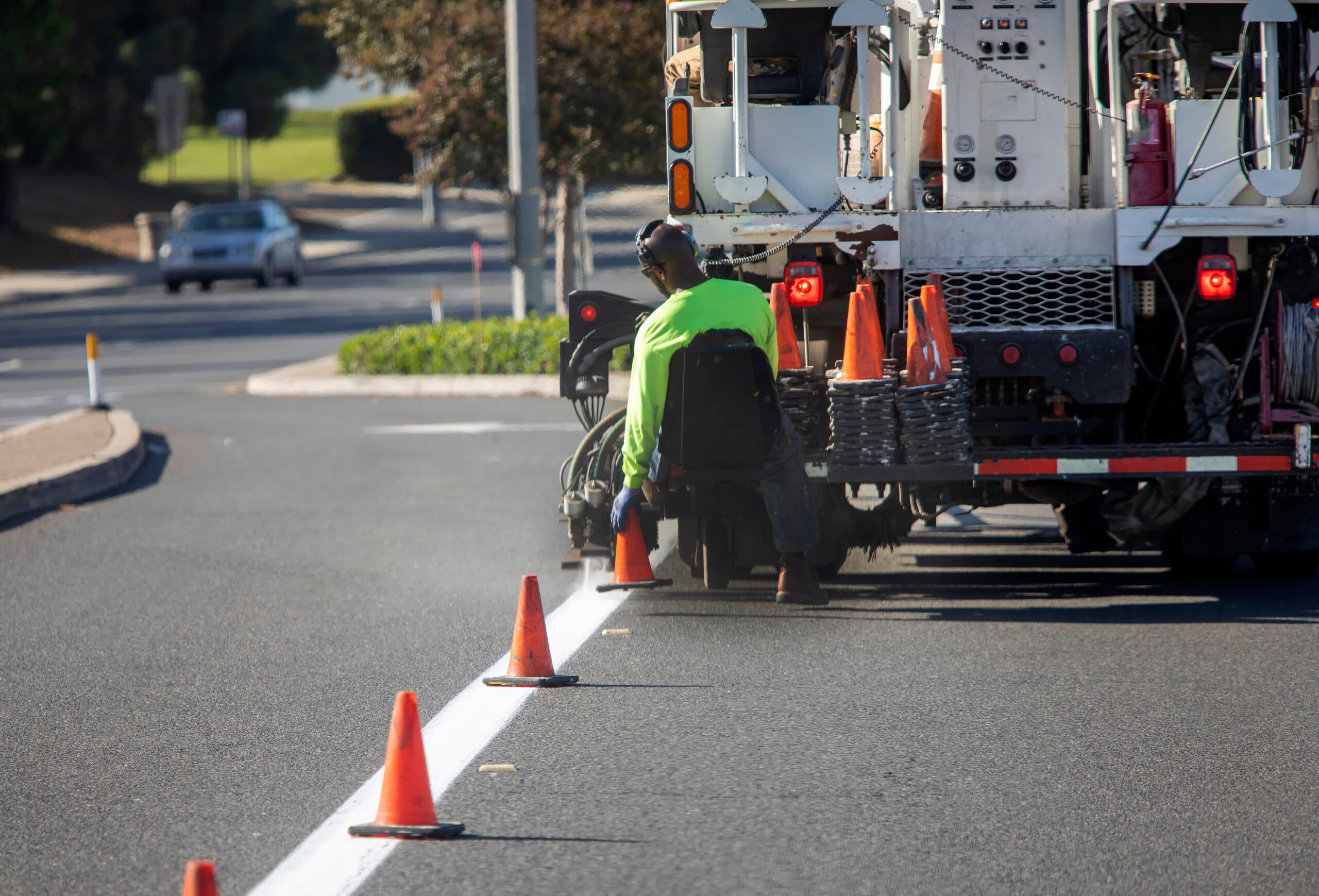 Traffic control plan drawings prepared for a Toronto lane closure permit application